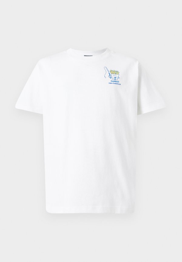 New Balance FISH AND CHIPS  - Print T-shirt - white