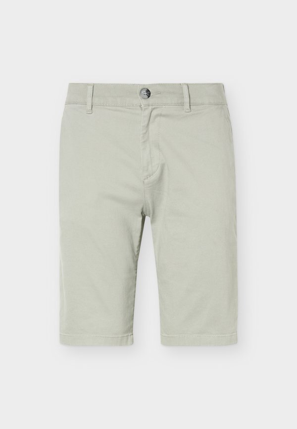 TOM TAILOR SLIM CHINO SHORTS - Shorts - greyish shadow olive