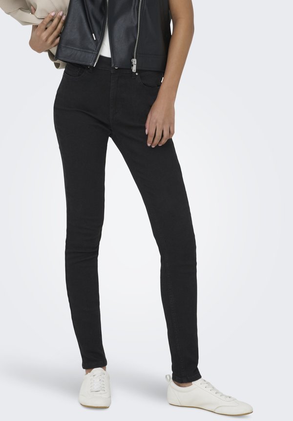 ONLY Skinny fit ONLROYAL-POWER High waist - Jeans Skinny Fit - washed black