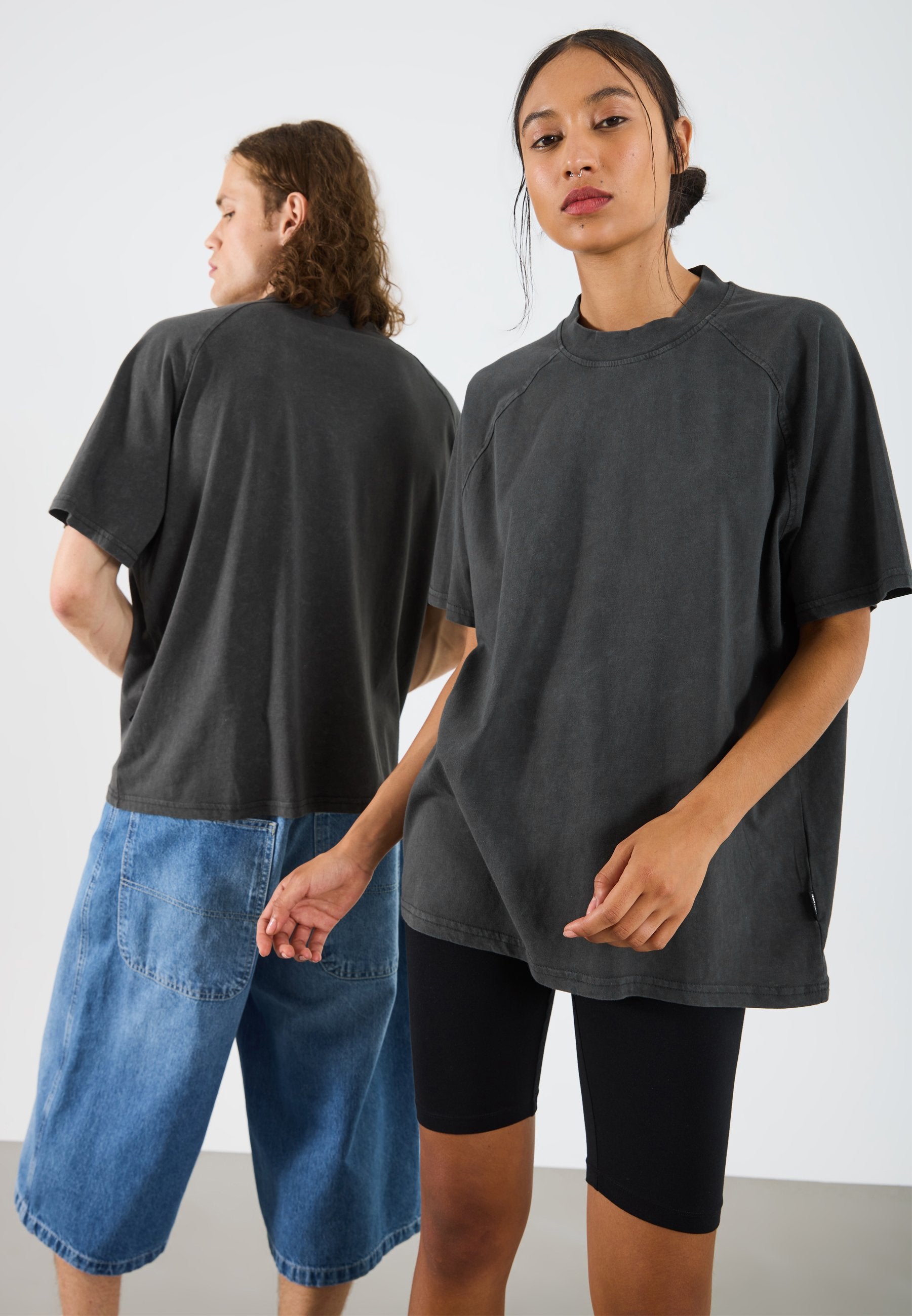 YOURTURN OVERSIZED FIT WASHED