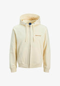 Jack & Jones Zip Zip - Zip-up sweatshirt - antique white