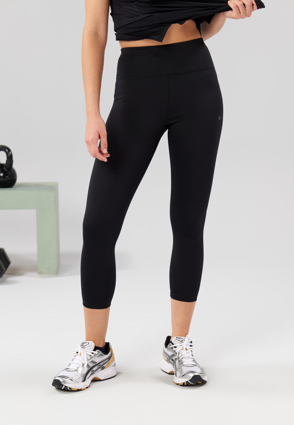 Even&Odd active ESSENTIAL 3/4 LENGTH HIGH RISE LEGGINGS