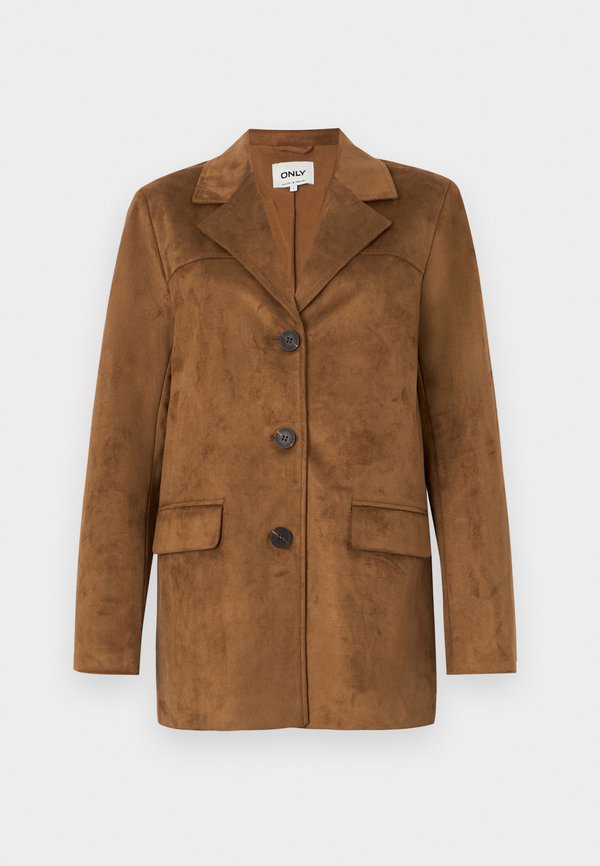 ONLY ONLTULIP - Short coat - cognac