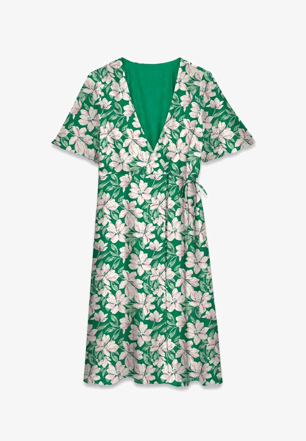Vero Moda Curve Layered VMCZILLE Midi - Day dress - bosphorus
