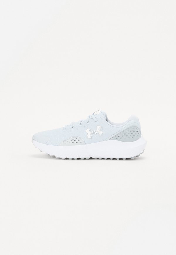 Under Armour SURGE - Golf shoes - halo gray/metallic silver