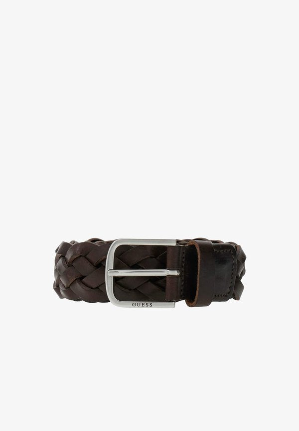 Guess Braided belt - dunkelbraun