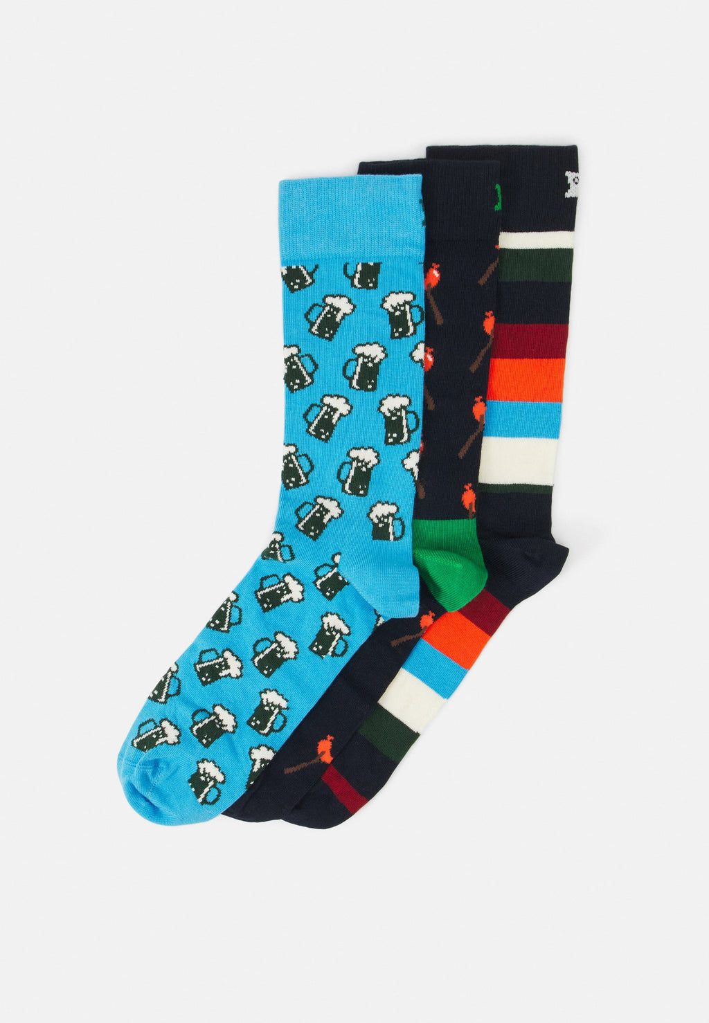 Happy Socks WURST AND BEER GIFT UNISEX 3 PACK