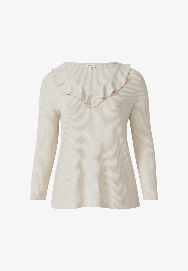 s.Oliver Long sleeved top - beige