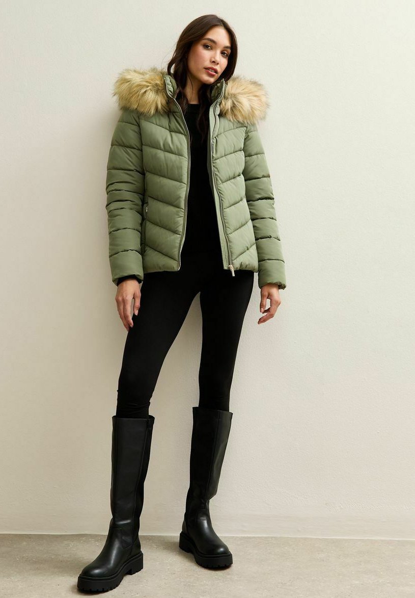 New Look HOODED TRIM PADDED