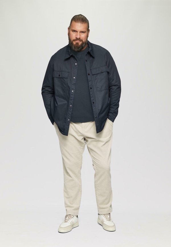 s.Oliver MIT GARMENT DYE UND LOGO-DETAIL - Sweatshirt - navy