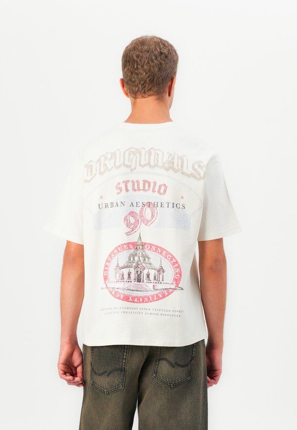 Jack & Jones T- - Print T-shirt - antique white