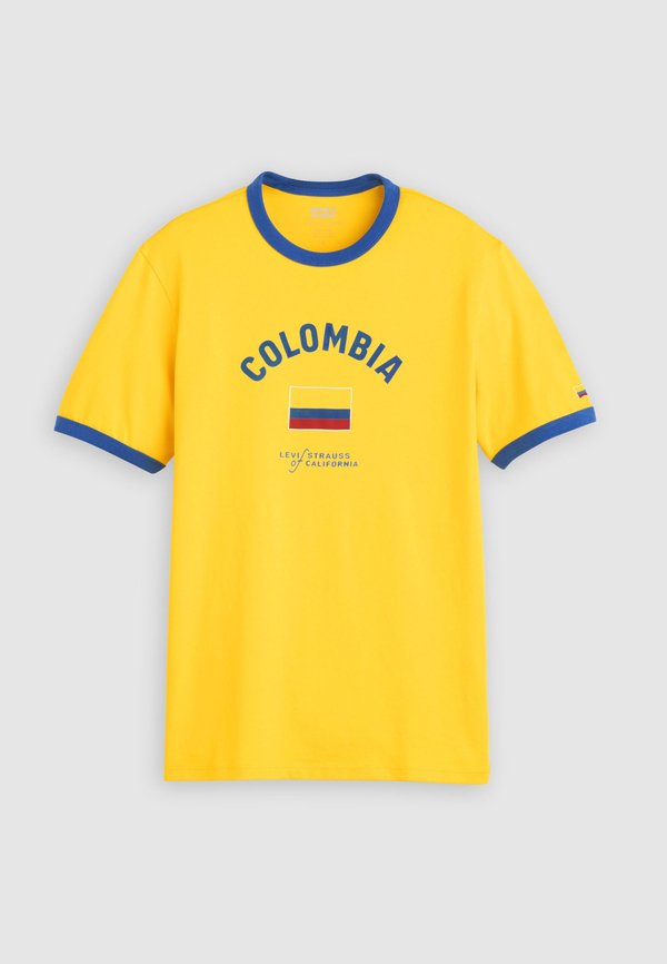 Levi's® FOOTBALL RINGER - Print T-shirt - x colombia ringer tee multi color