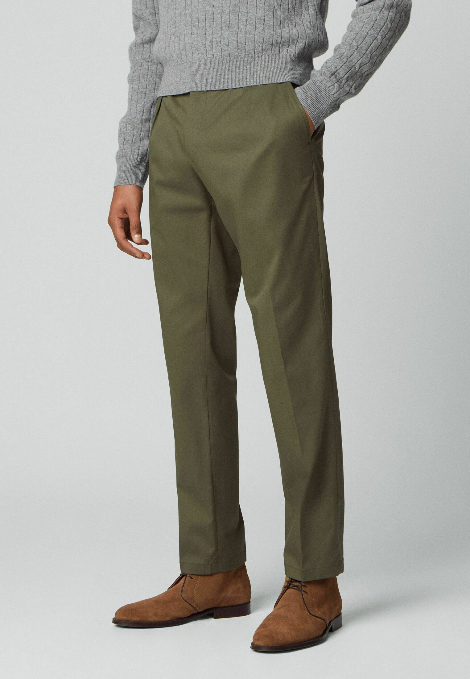 Hackett London PLEAT FRONT DRAWCORD