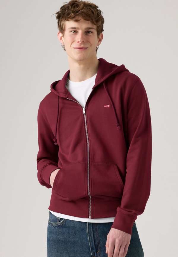 Levi's® THE ORIGINAL ZIP UP - Zip-up sweatshirt - tawny port