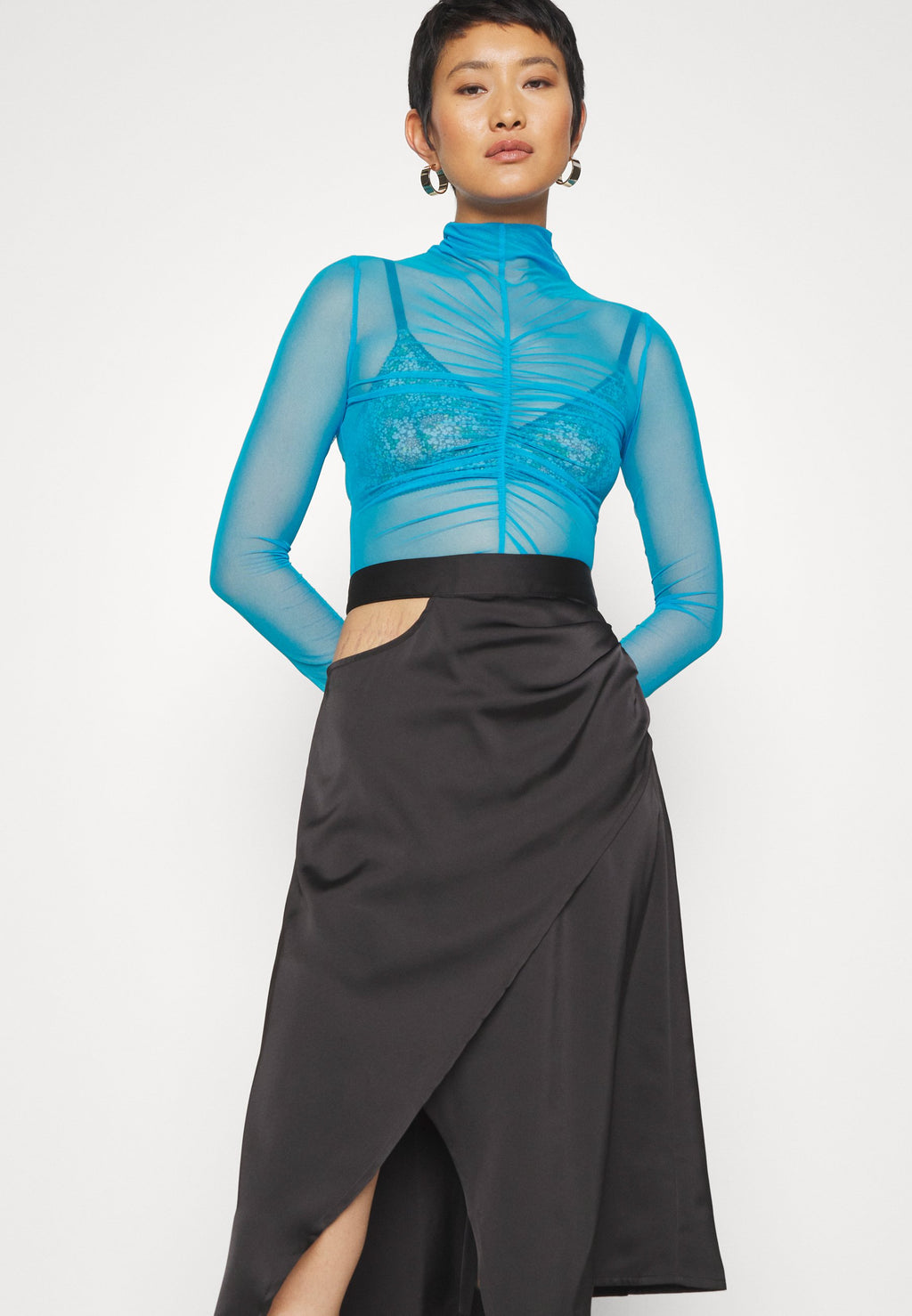 Han Kjøbenhavn SLIT LONG DRAPE SKIRT