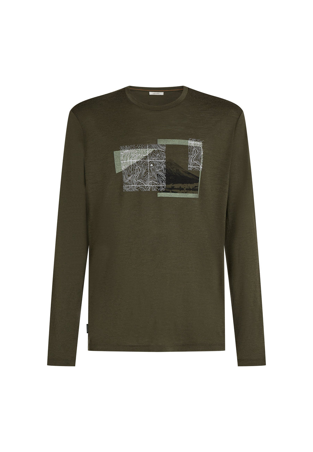 icebreaker M MER 150 TECH LITE LS TEE PEAK BAL