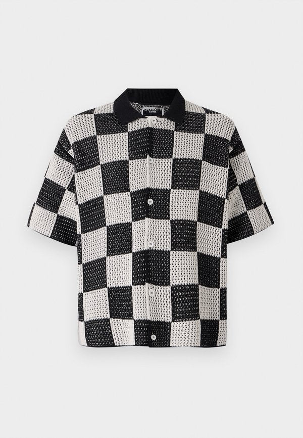 Jack & Jones Knitted Knitted - Cardigan - black/cloud dancer