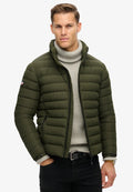Superdry & Co FUJI PRINTED PADDED - Winter jacket - dark moss green