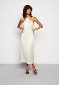 NA-KD JOSEFINE TWISTED FRONT MIDI DRESS