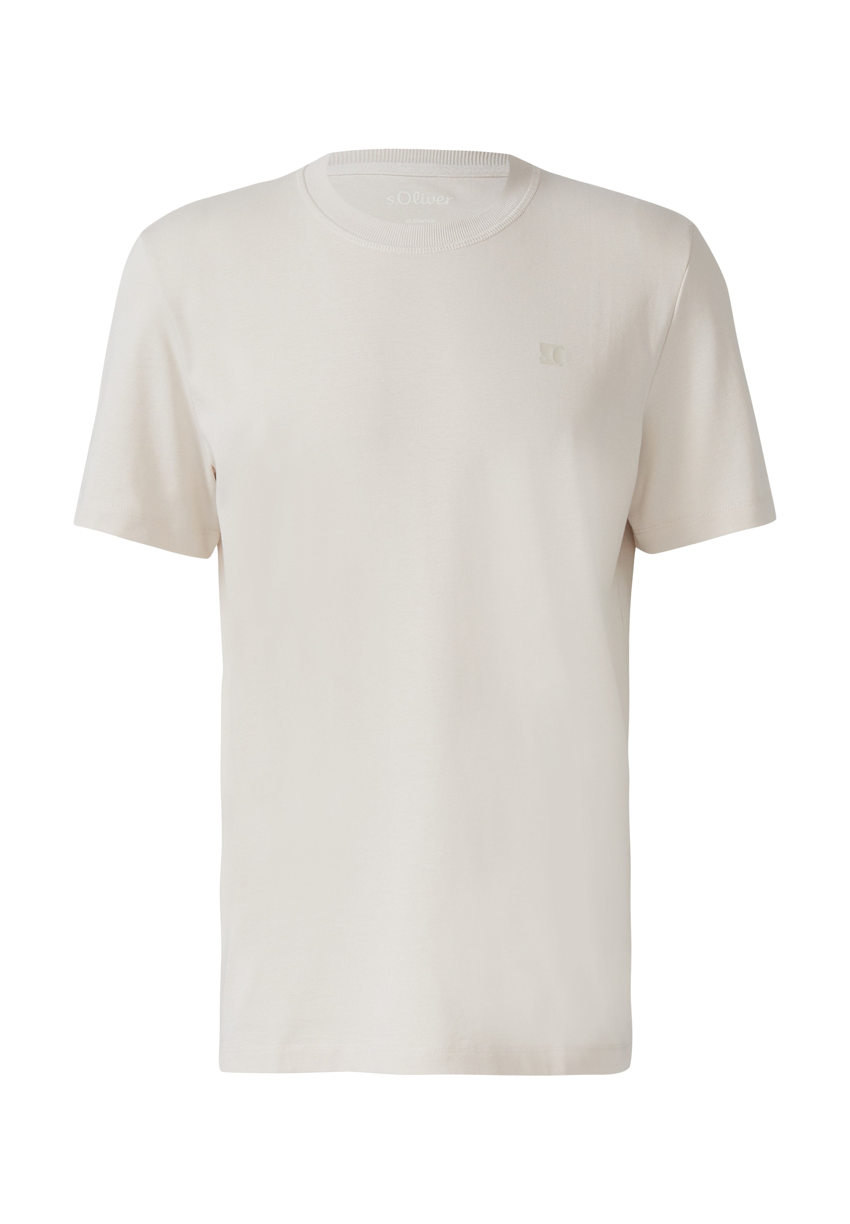 s.Oliver HEAVY MIT CREW NECK UND LOGO-PRINT