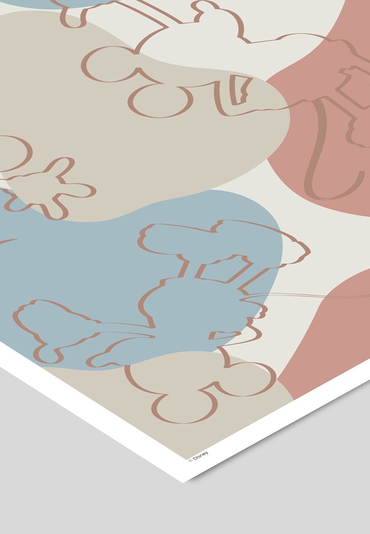 Disney BROWN MICKEY OUTLINE