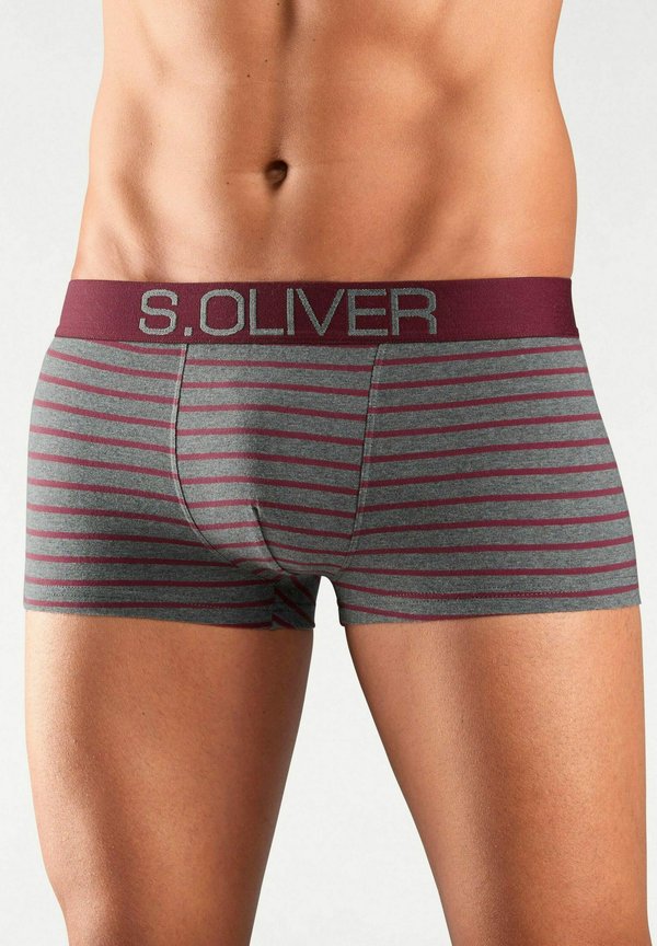 s.Oliver HIPSTER 4 PACK - Trunks - grey