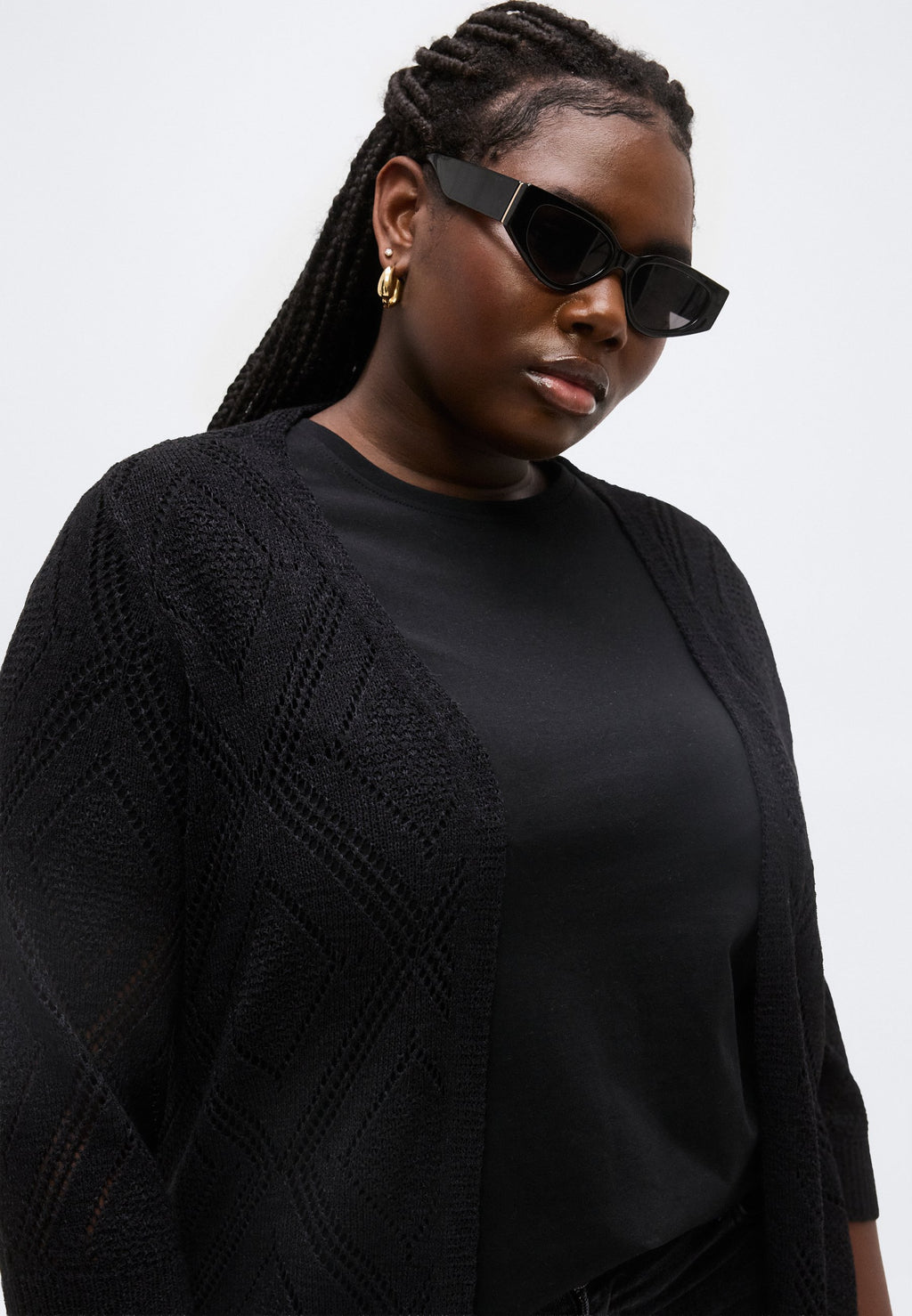 CARPAMELA NEW 3/4 OPEN CARDIGAN  Media 5