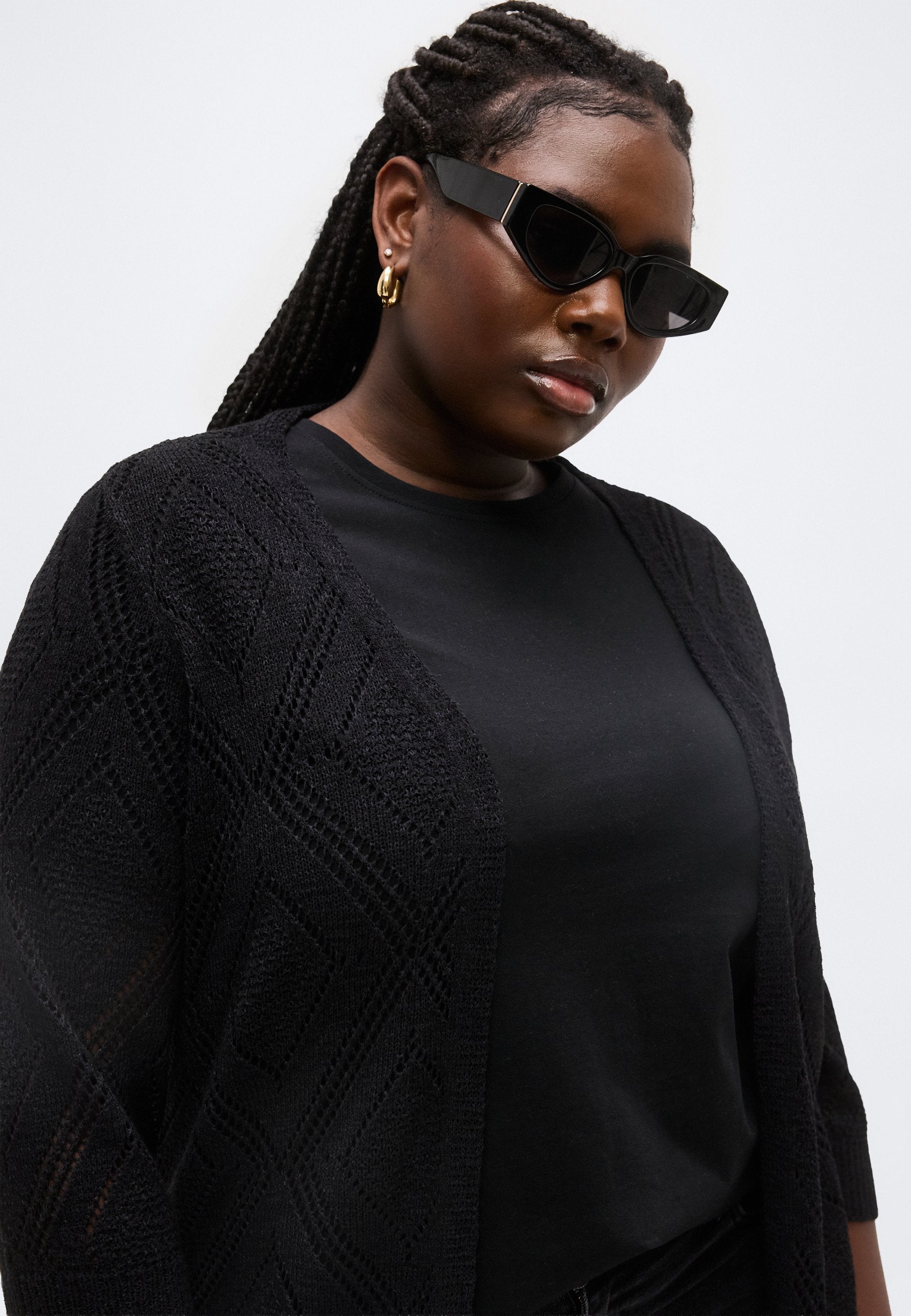 CARPAMELA NEW 3/4 OPEN CARDIGAN  Media 5