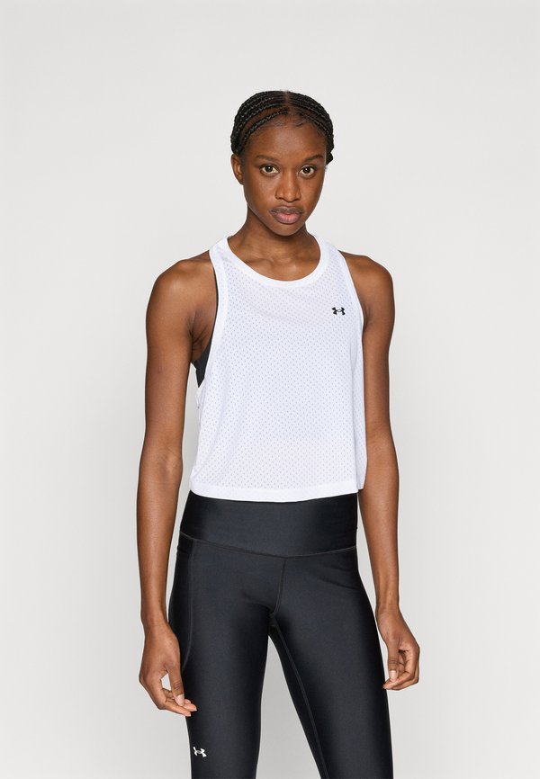 Under Armour TECH SPORT MESH - Top - white/black