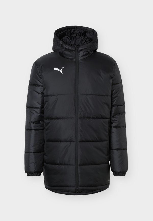 Puma TEAMADDITIONS BENCH JACKET - Winter coat - black/white