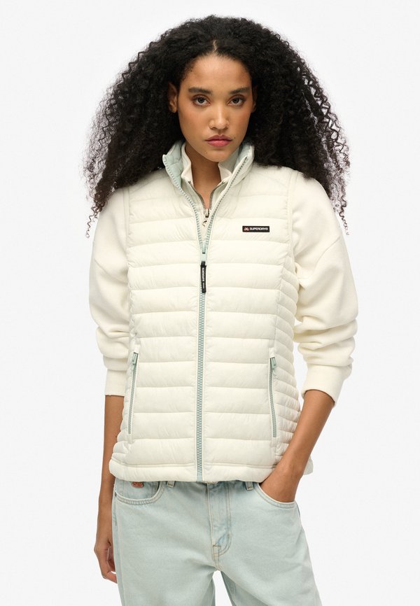 Superdry & Co Waistcoat - off grey