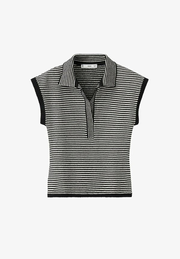 Mango Polo shirt - black