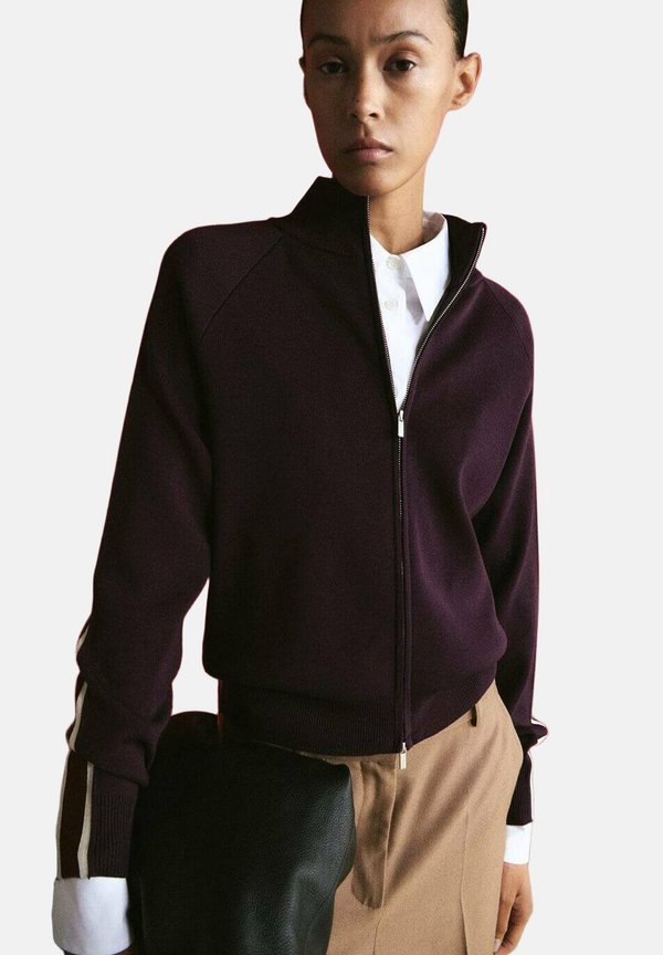 Mango Cardigan - bordeaux