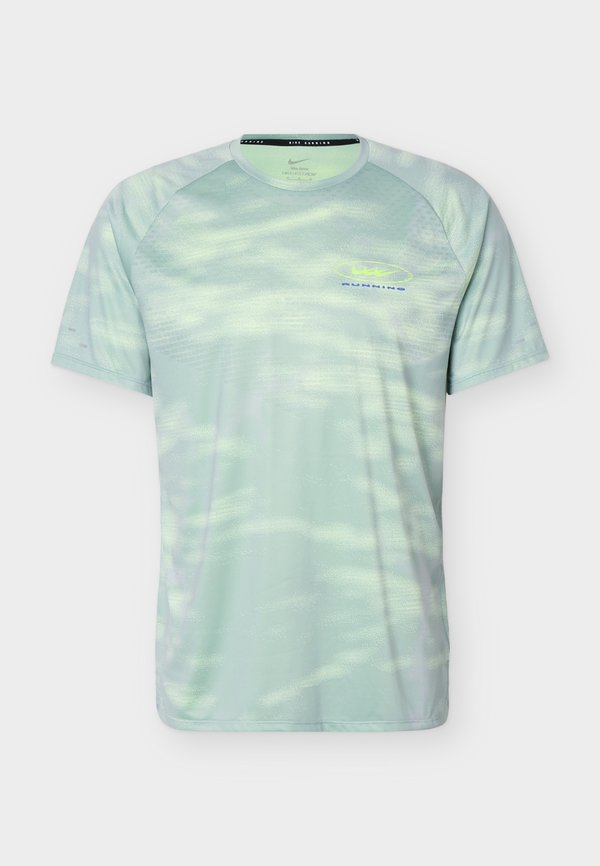 Nike Performance STRIDE - Sports T-shirt - steam/barely volt