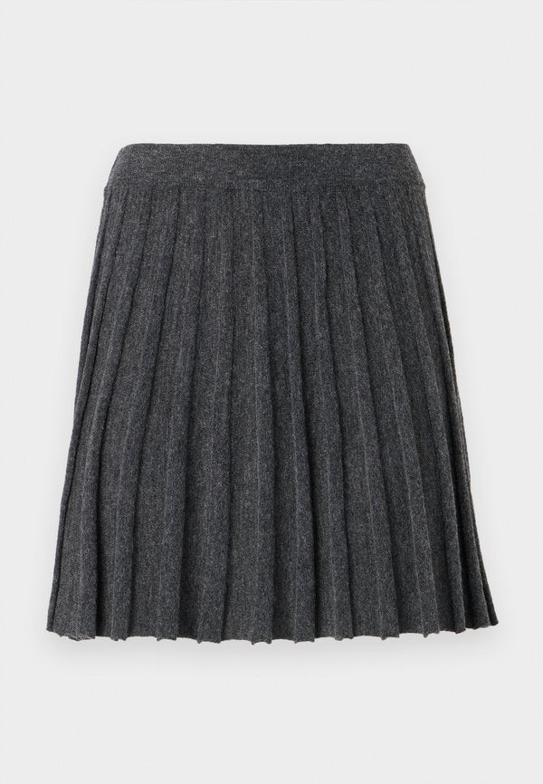 Vero Moda Knitted VMMARINA Short - Mini skirt - dark grey