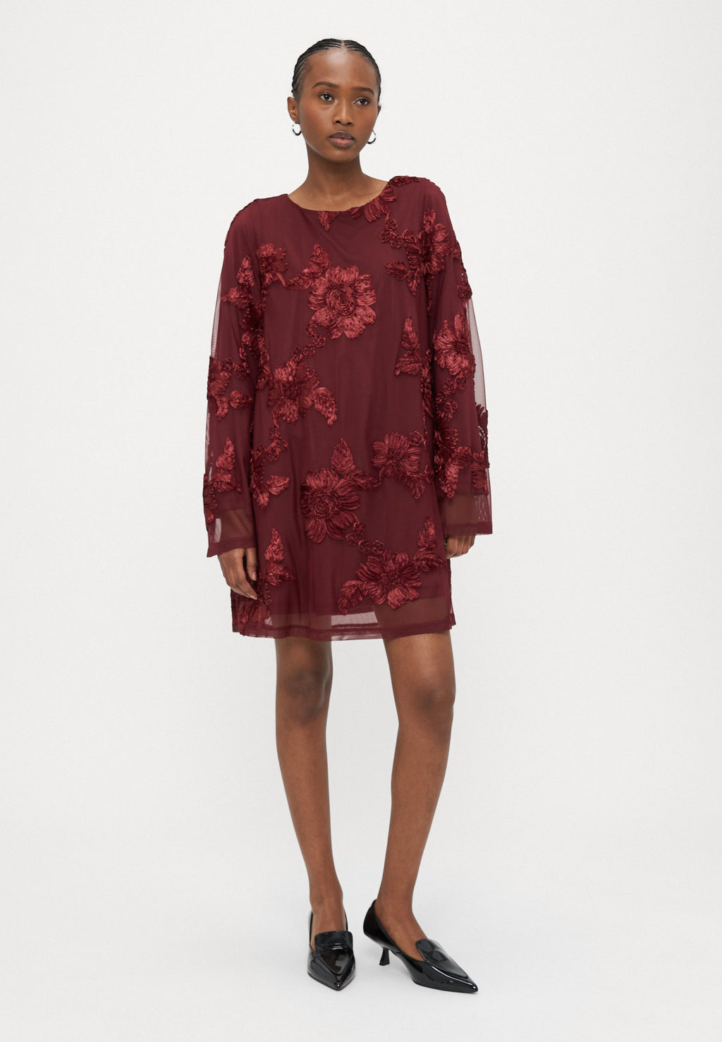 Gina Tricot Petite WIDE FLOWY MINI DRESS