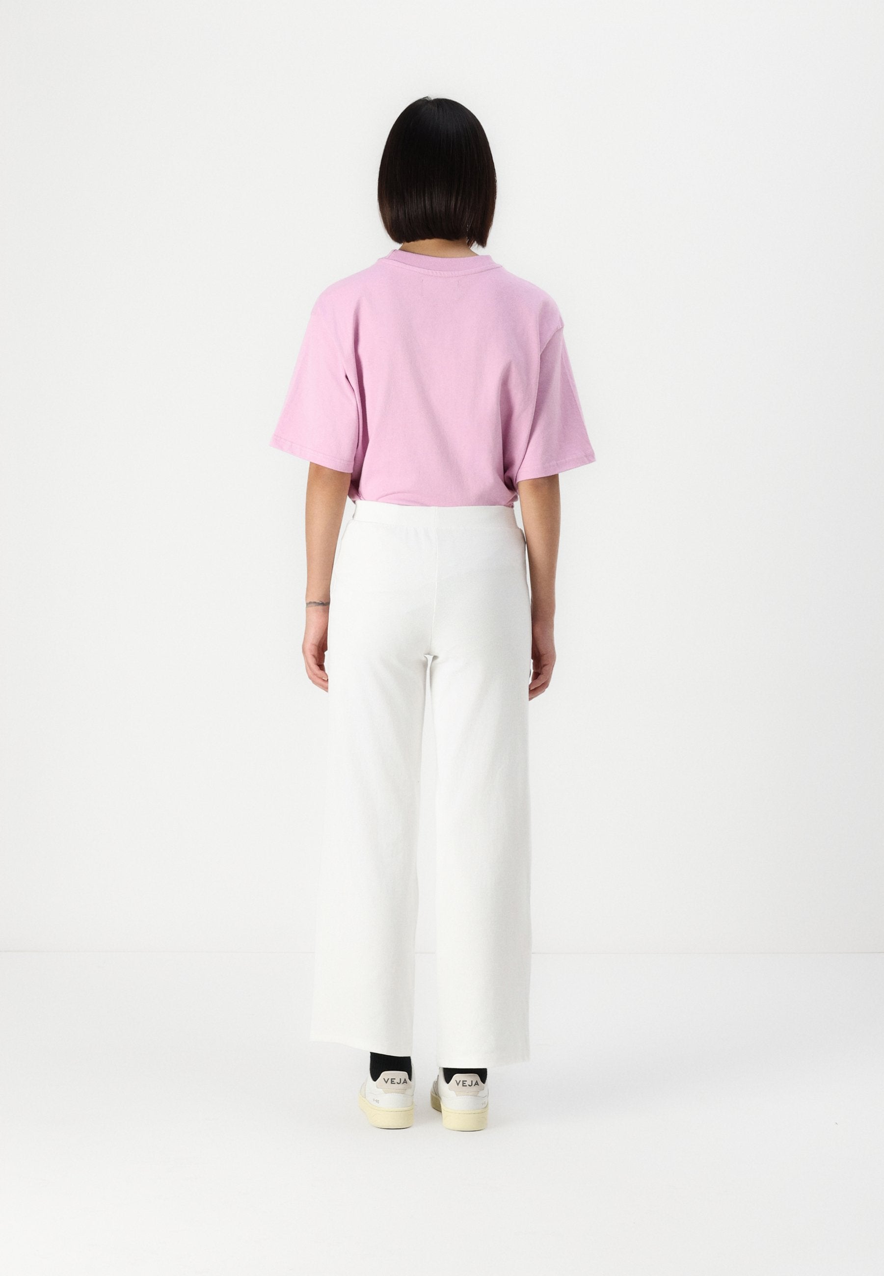 LOW LIGHTS STUDIOS® BASIC LOGO WOMAN WIDE LEG PANTS