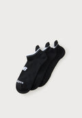 New Balance RUN REPREVE NO SHOW TAB SEASONAL UNISEX 3 PACK - Socks - black