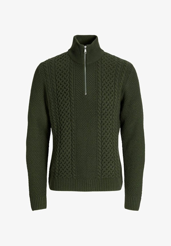 Jack & Jones Half zip Plain Half zip - Jumper - duffel bag