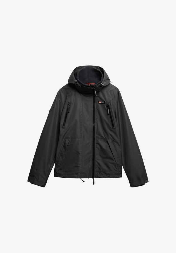 Superdry & Co HOODED MOUNTAIN  - Windbreaker - dark dull charcoal
