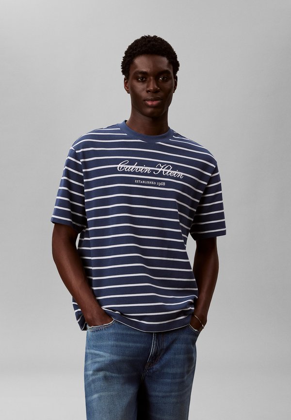 Calvin Klein Jeans Print T-shirt - dark denim