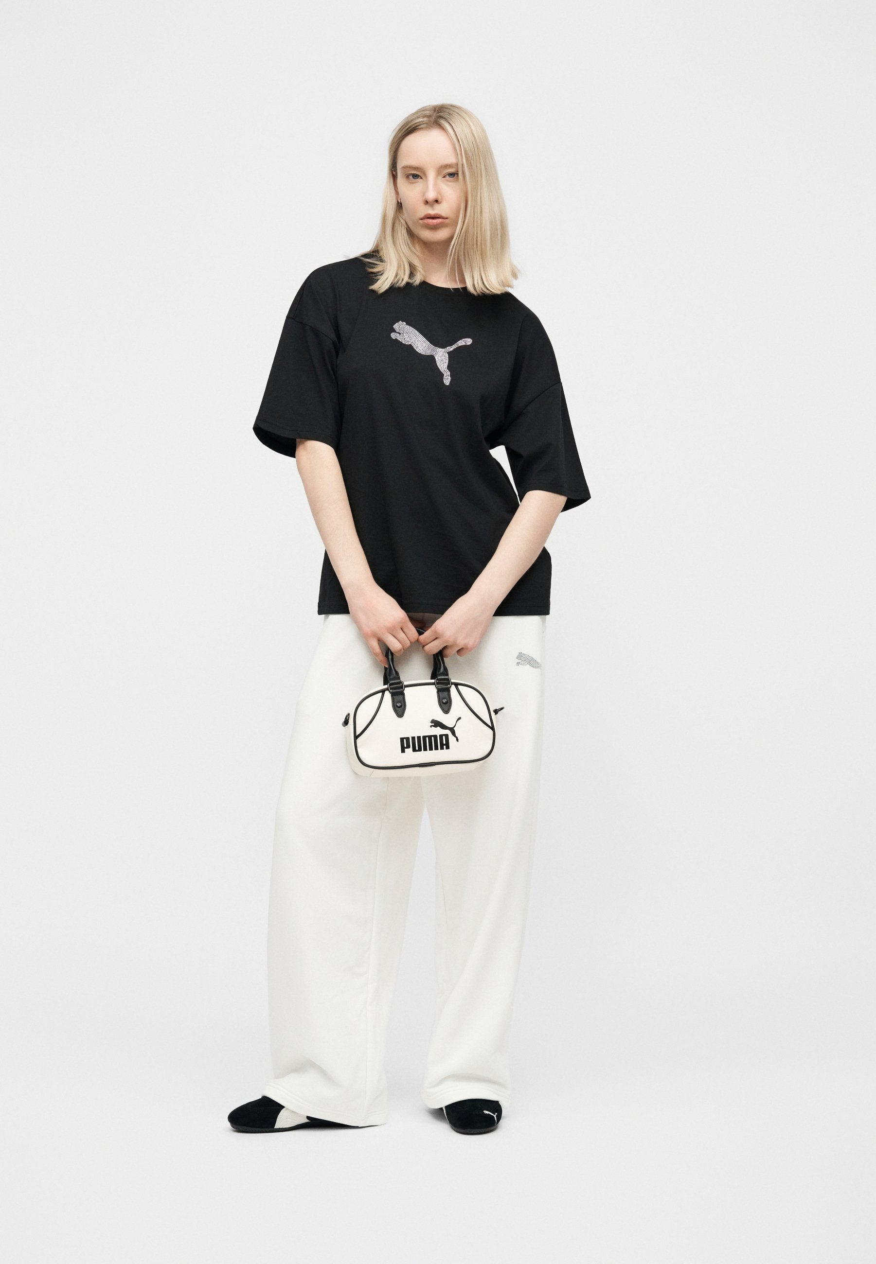 Puma GRAPHIC LEO LUXE BEDAZZLED SLOUCHY
