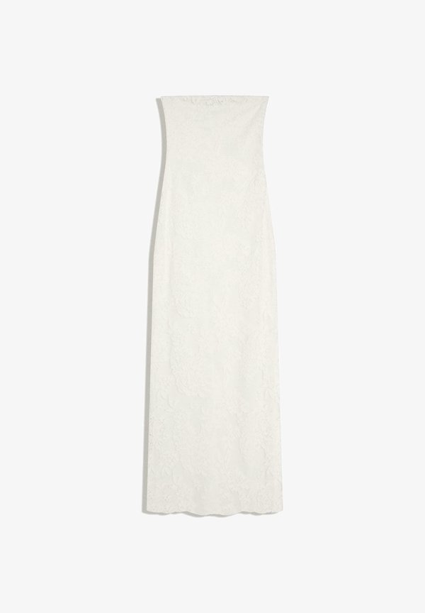 Bershka BANDEAU DRESS - Cocktail dress / Party dress - beige