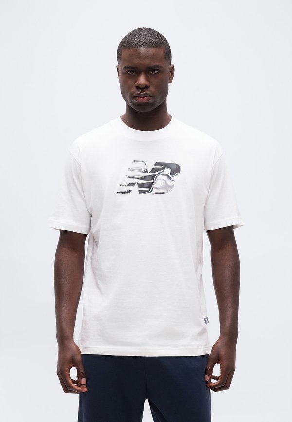 New Balance FUTURE TECH - Print T-shirt - white