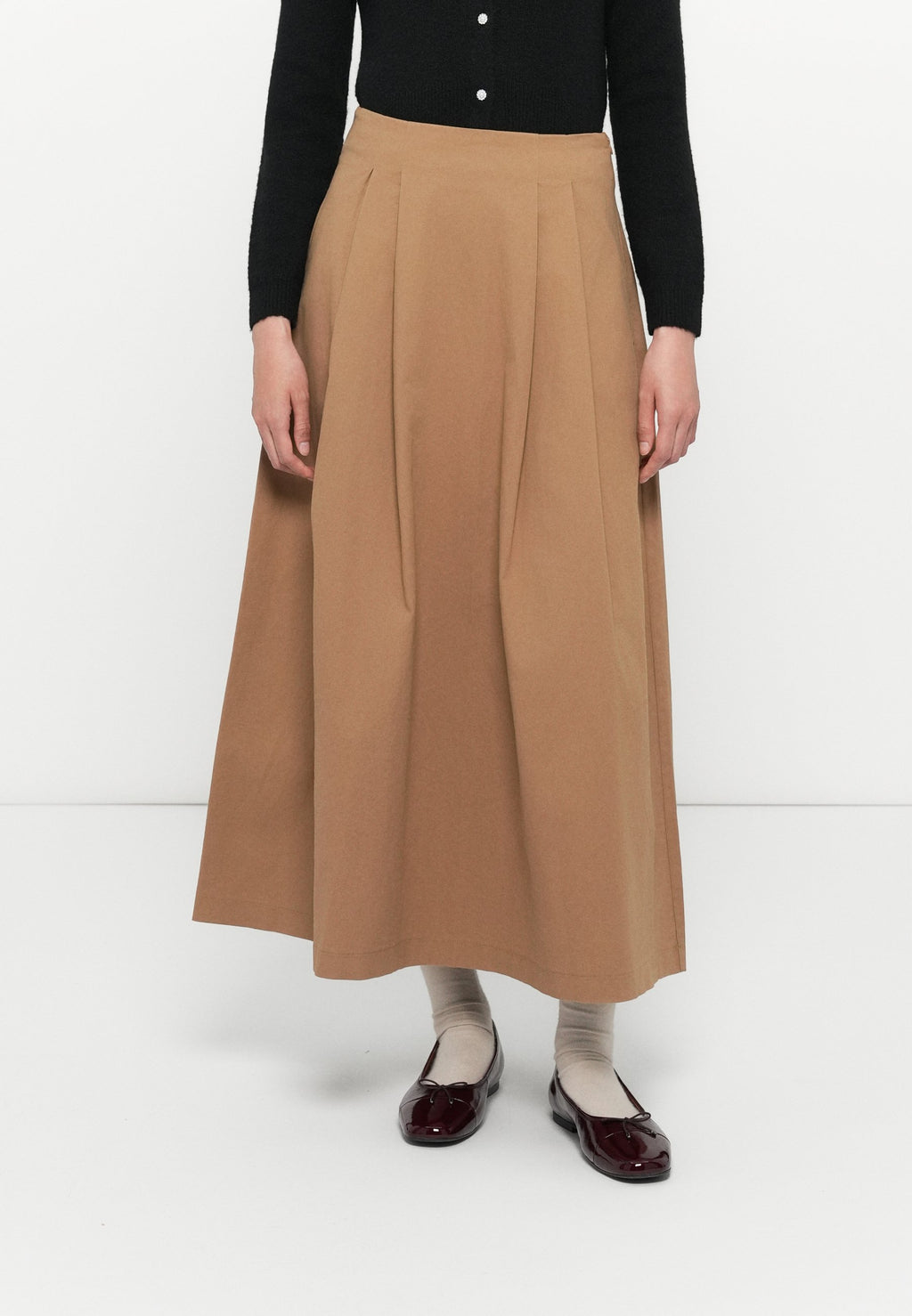ONLY ONLVENICE PLEAT CHINO SKIRT