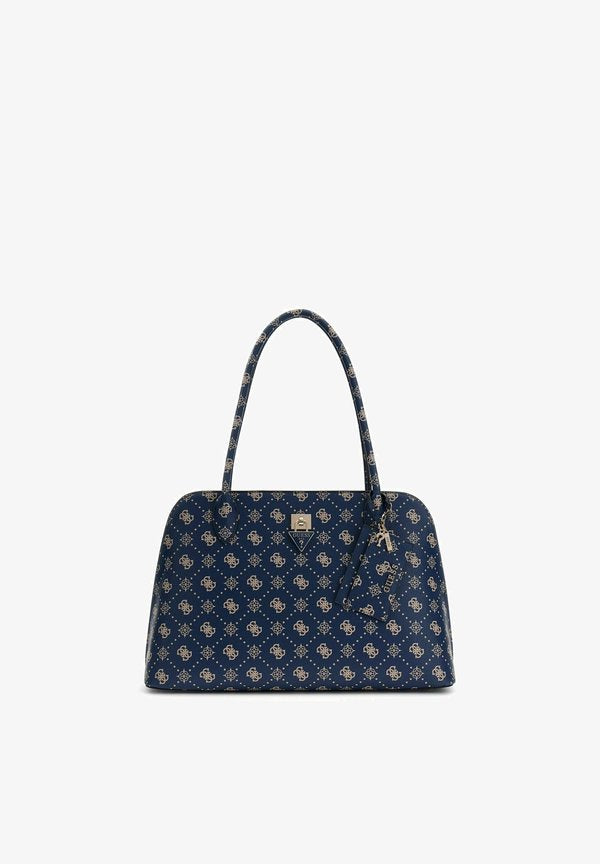 Guess PATSIE TOTE - Handbag - navy logo