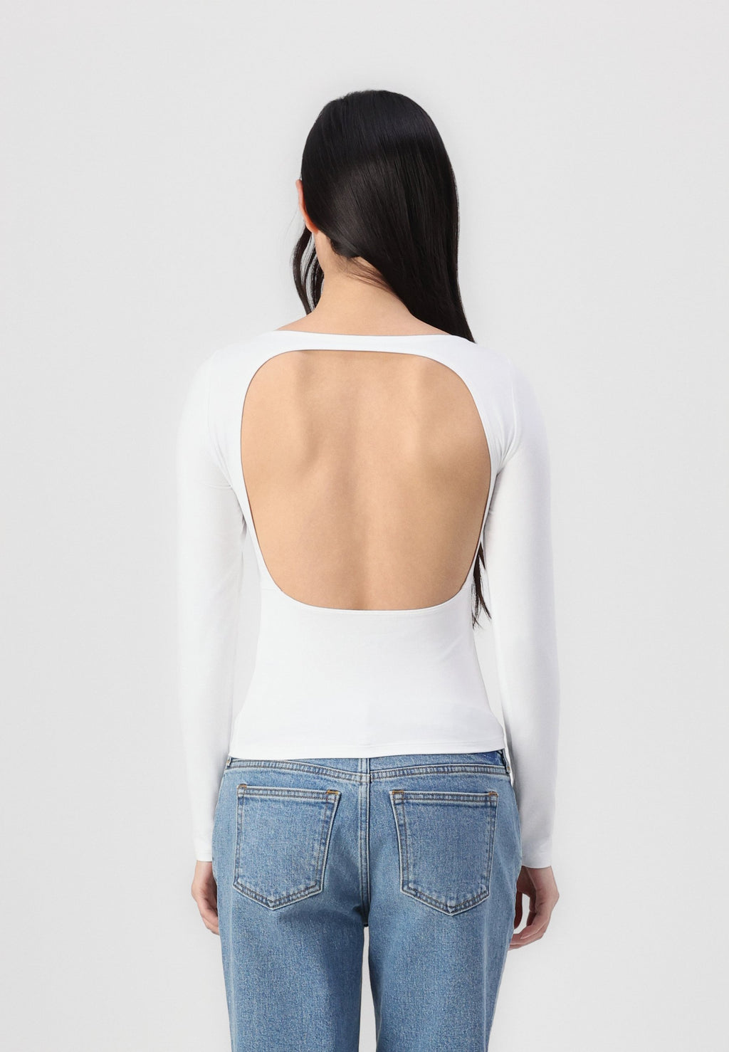 Hollister Co. Soft Stretch Seamless Fabric Open-Back Top