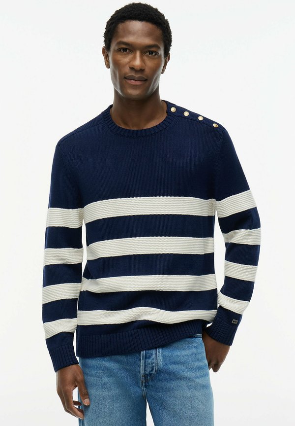 Tommy Hilfiger Jumper - carbon navy ivory petal