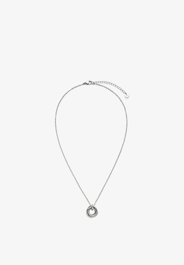 s.Oliver TWISTED - Necklace - silver-coloured