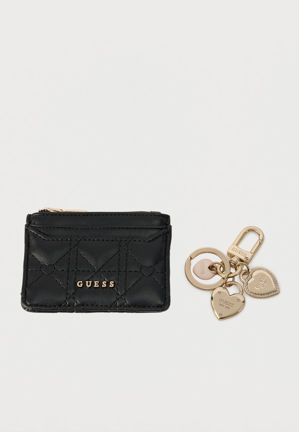 Guess GIFT CASE CASE AND KEYRING SET - Keyring - black